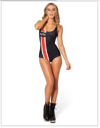 Mass Effect N7 Swimsuit Women Sexy N7 Print Black One Piece Swimsuit Lady Fashion Monokini Swimwear
Mass Effect N7 Swimsuit Women Sexy N7 Print Black One Piece Swimsuit Lady Fashion Monokini Swimwear