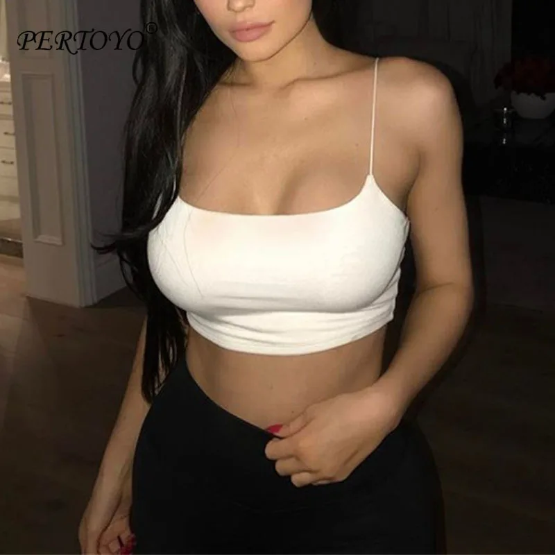 PERTOYO Sexy Sleeveless Women Crop Tops Exposed Navel Short Top Shirts 2018 Backless Women's Tank Top Harajuku Black Female Tops
PERTOYO Sexy Sleeveless Women Crop Tops Exposed Navel Short Top Shirts 2018 Backless Women's Tank Top Harajuku Black Female Tops