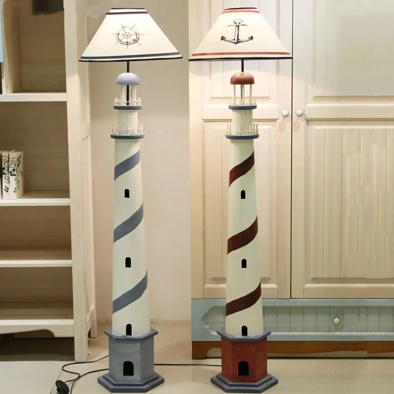 Mediterranean sea Lighthouse Floor Lamp Retro Ocean Living Room Bedroom Standing Lamp colorful Decor Children Room Floor Light
Mediterranean sea Lighthouse Floor Lamp Retro Ocean Living Room Bedroom Standing Lamp colorful Decor Children Room Floor Light