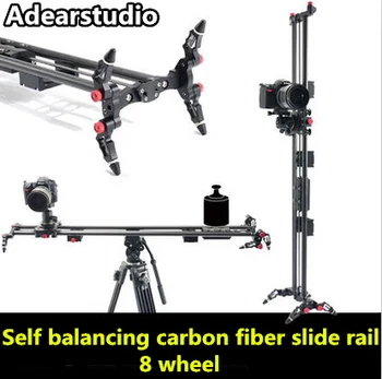 120cm Carbon Fiber Dslr Camera Slider Rail Track Dolly Video Stabilization Slider Rail Stabilizer + 360 degree Ball Head NO00DC
120cm Carbon Fiber Dslr Camera Slider Rail Track Dolly Video Stabilization Slider Rail Stabilizer + 360 degree Ball Head NO00DC