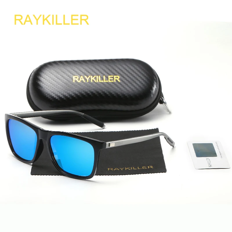 

RAYKILLER Classic High Definition Polarized Aluminium Magnesium Frame Sunglasses Fashion Classic Design Glasses gafas de sol