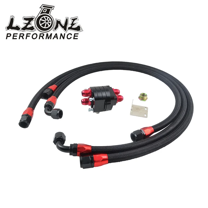 LZONE - BLACK ALUMINUM OIL FILTER/COOLER RELOCATION KIT+3X BLACK NYLON BRAIDED HOSE LINE+ADAPTER JR6724BK+KIT3BK
LZONE - BLACK ALUMINUM OIL FILTER/COOLER RELOCATION KIT+3X BLACK NYLON BRAIDED HOSE LINE+ADAPTER JR6724BK+KIT3BK