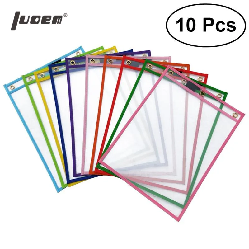 LUOEM 10pcs Reusable Storage Bag Office Supplies Transparent PVC Sewing Bag Reusable Dry Erase Pockets Assorted Colors
LUOEM 10pcs Reusable Storage Bag Office Supplies Transparent PVC Sewing Bag Reusable Dry Erase Pockets Assorted Colors