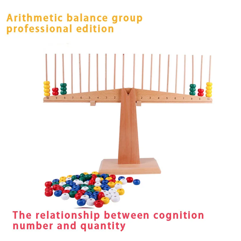 Montessori Mathematics Enlightenment Teaching Early Education Professional Version of Balance Group Children's Wooden Toys
Montessori Mathematics Enlightenment Teaching Early Education Professional Version of Balance Group Children's Wooden Toys