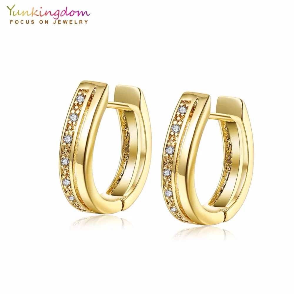 Yunkingdom Trendy Circle Hoop Earrings for Women Clear Crystal Zirconia Earring 2017 LPK5090
Yunkingdom Trendy Circle Hoop Earrings for Women Clear Crystal Zirconia Earring 2017 LPK5090