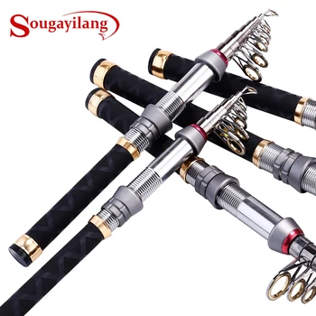 Sougayilang 1.3-2.4m Mini Fishing Rod Portable Carbon Fiber Rod Pocket Telescopic Fishing Rod Spinning Fishing Rod Vara De Pesca
Sougayilang 1.3-2.4m Mini Fishing Rod Portable Carbon Fiber Rod Pocket Telescopic Fishing Rod Spinning Fishing Rod Vara De Pesca