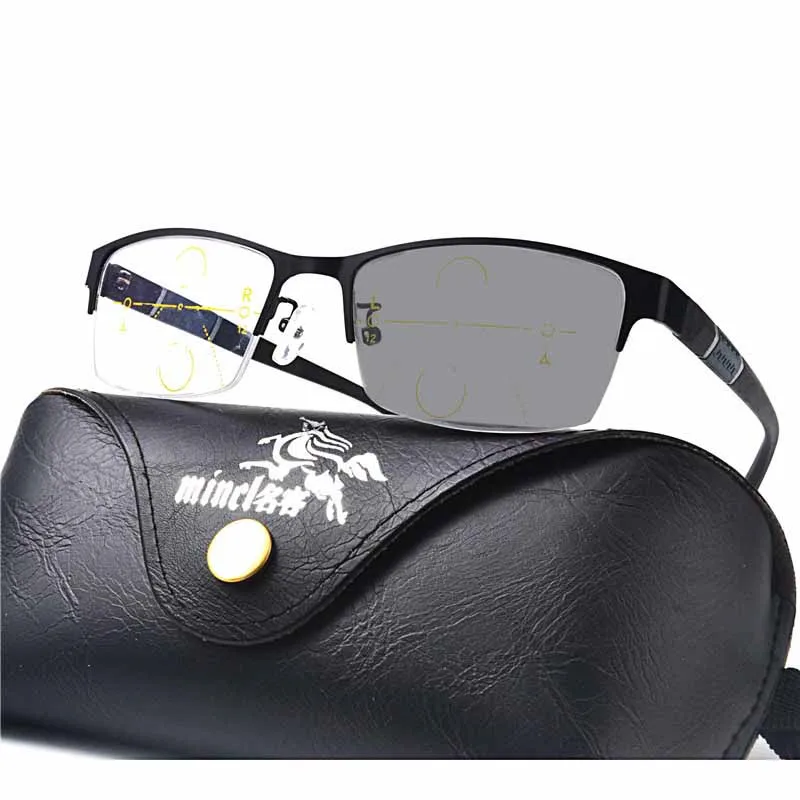 MINCL/Transition Sunglasses Photochromic Progressive Reading Glasses Men Multifocal Points for Reader Near Far sight diopter FML
MINCL/Transition Sunglasses Photochromic Progressive Reading Glasses Men Multifocal Points for Reader Near Far sight diopter FML