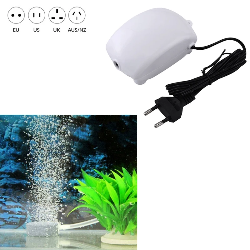 OBQ Peaceful Aquarium Air Pump Compressor For Aquarium US AU EU UK Plug 2.5W Plastic+Resin+Metal Oxigenador Pesca Power Saving
OBQ Peaceful Aquarium Air Pump Compressor For Aquarium US AU EU UK Plug 2.5W Plastic+Resin+Metal Oxigenador Pesca Power Saving
