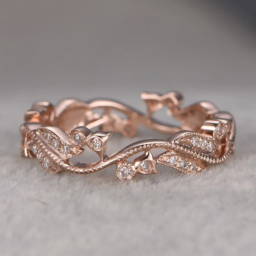 2019 Fashion Lucky Flower Lvy Leaves Cubic Zirconia Ring Wedding Engagement Party Women Jewelry High Quality Rings Bague Femme
2019 Fashion Lucky Flower Lvy Leaves Cubic Zirconia Ring Wedding Engagement Party Women Jewelry High Quality Rings Bague Femme