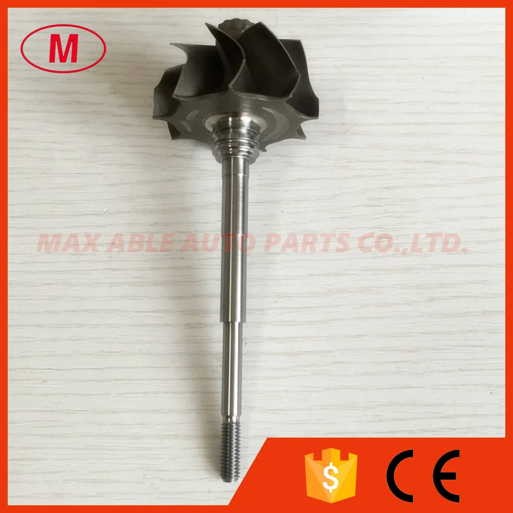 GT2860R 9 blades 46.95/53.7mm ball bearing turbine shaft /turbine wheel/turbo wheel
GT2860R 9 blades 46.95/53.7mm ball bearing turbine shaft /turbine wheel/turbo wheel