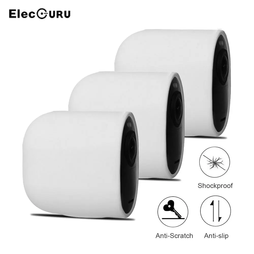 3Pcs Arlo Ultra Case Weatherproof Silicone Case For Arlo Ultra-4K UHD Camera Shockproof Anti-Scratch Anti-Slip Protective Cover
3Pcs Arlo Ultra Case Weatherproof Silicone Case For Arlo Ultra-4K UHD Camera Shockproof Anti-Scratch Anti-Slip Protective Cover