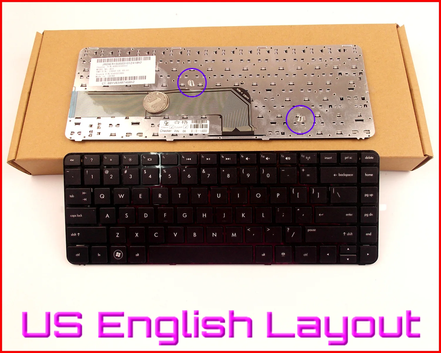 Новая английская версия клавиатуры для ноутбука HP Pavilion DV4-5016TX DV4t-5200 V131662BS2 699286-001 с рамкой
Новая английская версия клавиатуры для ноутбука HP Pavilion DV4-5016TX DV4t-5200 V131662BS2 699286-001 с рамкой