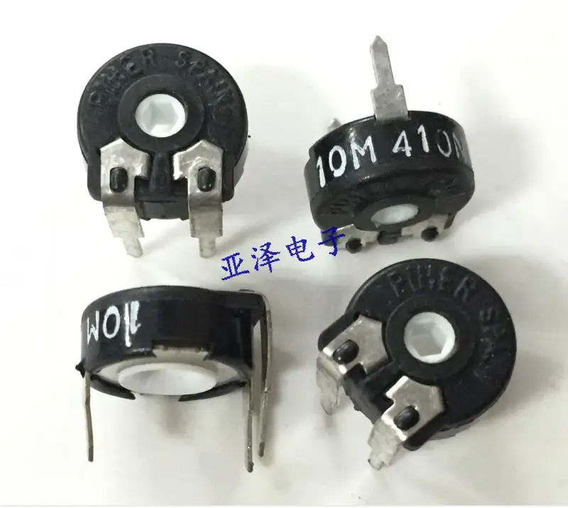 5PCS/LOT Imported original PIHER Spain trimmer potentiometer, PT10-10M horizontal adjustable resistor, six corner hole
5PCS/LOT Imported original PIHER Spain trimmer potentiometer, PT10-10M horizontal adjustable resistor, six corner hole