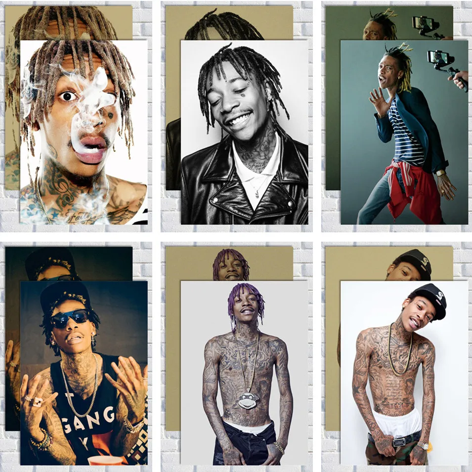 Wiz Khalifa hiphop /kraft paper/Wall stickers/cafe bar poster/Retro Poster/decorative painting
Wiz Khalifa hiphop /kraft paper/Wall stickers/cafe bar poster/Retro Poster/decorative painting