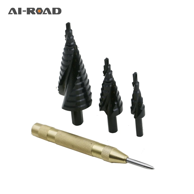 1PCS HSS 4-12/20/32mm Hex Shank Nitriding Black Spiral Grooved Step Drills Conical Cone Drill Bits For Power Tools
1PCS HSS 4-12/20/32mm Hex Shank Nitriding Black Spiral Grooved Step Drills Conical Cone Drill Bits For Power Tools
