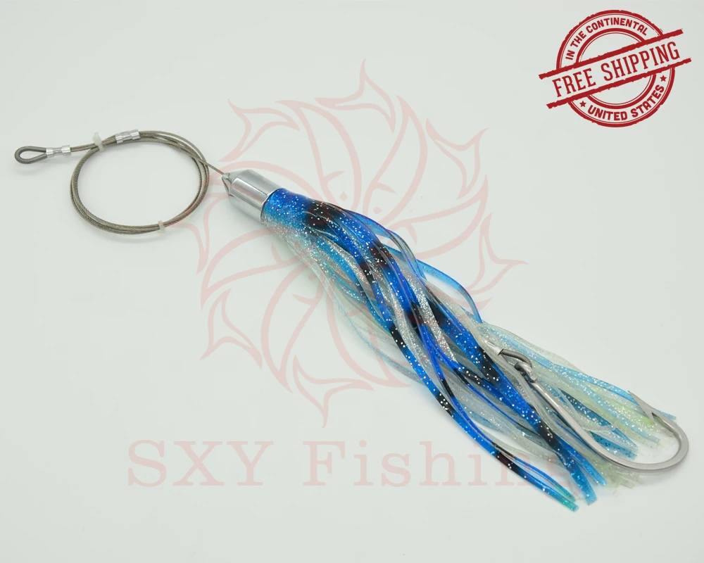 SXY fishing D85 Artificial Bait Drag the bait Deep sea bait Trolling bait Ship bait Octopus bait Big Sport Fishing 
SXY fishing D85 Artificial Bait Drag the bait Deep sea bait Trolling bait Ship bait Octopus bait Big Sport Fishing