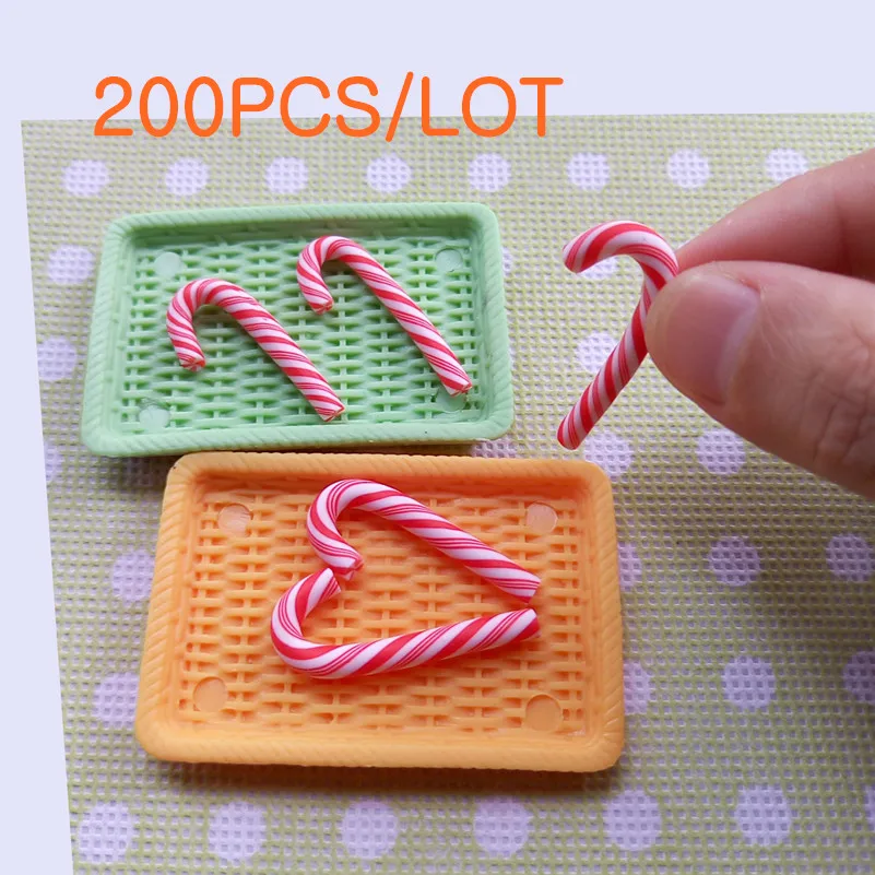 Tanduzi Wholesale 200pcs Handmade Polymer Clay Pendants Christmas Candy Cane Red Christmas Miniatures Deco Parts
Tanduzi Wholesale 200pcs Handmade Polymer Clay Pendants Christmas Candy Cane Red Christmas Miniatures Deco Parts