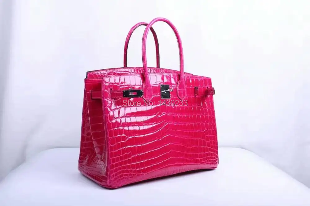 100% Real/Genuine Bright Shinny glossy Crocodile Skin Women Tote bag Top-handle Handbag Best quality, 2016 newest design fashion
100% Real/Genuine Bright Shinny glossy Crocodile Skin Women Tote bag Top-handle Handbag Best quality, 2016 newest design fashion
