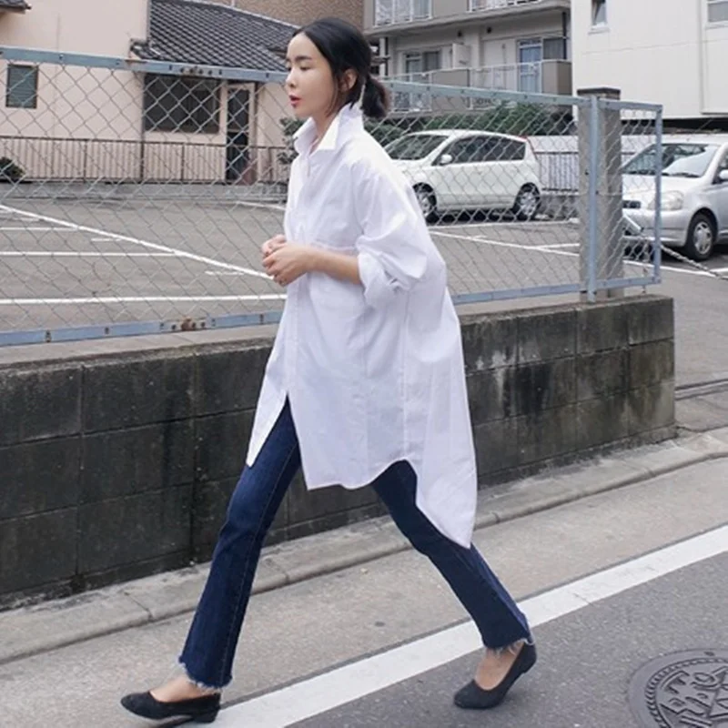LANMREM 2019 Summer New Fashion Temperament Women Loose Plus Casual Long Section Irregular Solid Color Shirt TC211
LANMREM 2019 Summer New Fashion Temperament Women Loose Plus Casual Long Section Irregular Solid Color Shirt TC211