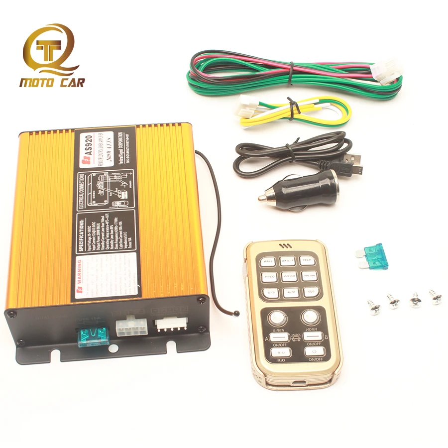 Universal Multi-tone 12 Sound Police Siren 12V 200W Warning Alarm Wireless Remote Control Train Truck Boat Car Horn Megaphone
Universal Multi-tone 12 Sound Police Siren 12V 200W Warning Alarm Wireless Remote Control Train Truck Boat Car Horn Megaphone