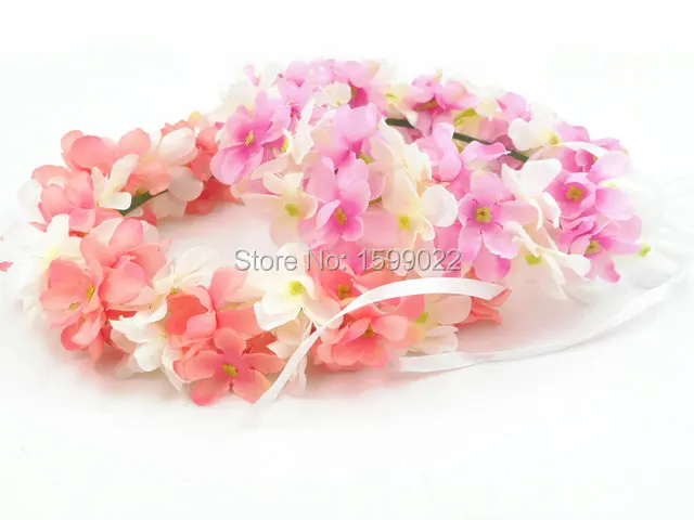 5pcs/lot Boho Floral Hair Wreath Artificial Fabric Hydrangea Flowers Head crown Pink Ladies Hair Bands Beach Party Decoration
5pcs/lot Boho Floral Hair Wreath Artificial Fabric Hydrangea Flowers Head crown Pink Ladies Hair Bands Beach Party Decoration