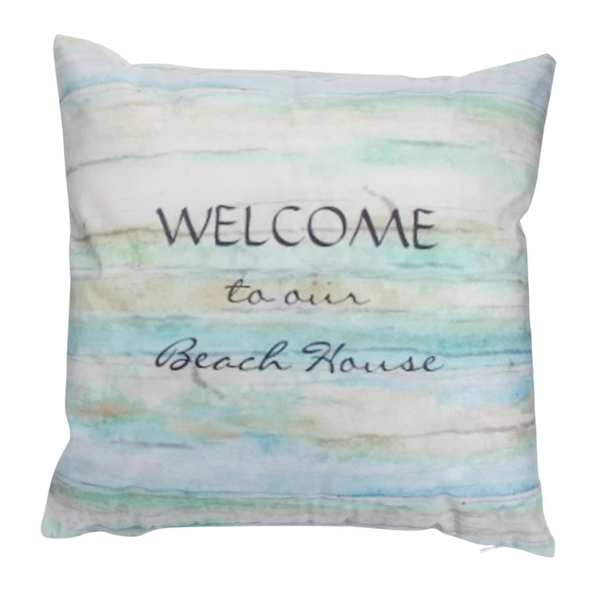 Ouneed 45x45cm Welcome to My Beach House Cushion Cover Character Print Sofa Pillow Case Home Decor Happy Gifts Housse De Coussin
Ouneed 45x45cm Welcome to My Beach House Cushion Cover Character Print Sofa Pillow Case Home Decor Happy Gifts Housse De Coussin