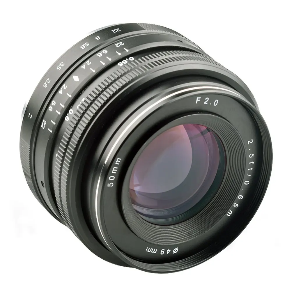 Compact Size Multi-layer Coating 50mm f/2.0 Large Aperture Manual Focus Lens APS-C For E Mount Camera
Compact Size Multi-layer Coating 50mm f/2.0 Large Aperture Manual Focus Lens APS-C For E Mount Camera