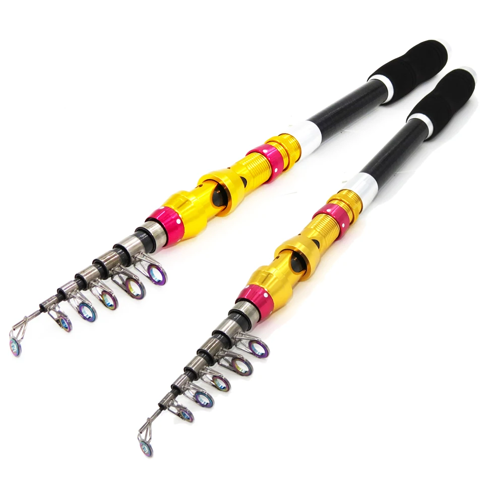 ultralight protable carbon spinning fishing rod hard short travel telescopic rod boat rock stick pesca pole seafishing 1.8-3.6m
ultralight protable carbon spinning fishing rod hard short travel telescopic rod boat rock stick pesca pole seafishing 1.8-3.6m
