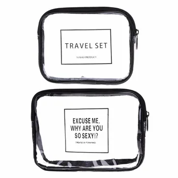 THINKTHENDO Waterproof Make Up Bag PVC Zip Pouch Case Transparent Clear Travel Cosmetic Wash Bag
THINKTHENDO Waterproof Make Up Bag PVC Zip Pouch Case Transparent Clear Travel Cosmetic Wash Bag