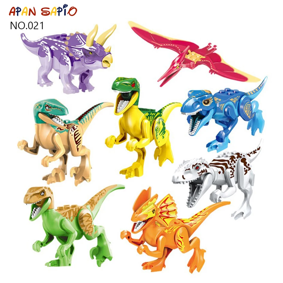 8PCS Jurassic Dinosaur Building Blocks Brick Toys Model Educational Blocks Toys for Children Kids Toys Compatible with LegoeING
8PCS Jurassic Dinosaur Building Blocks Brick Toys Model Educational Blocks Toys for Children Kids Toys Compatible with LegoeING