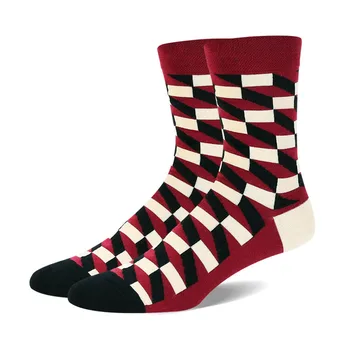 3 Pairs/lots Fashion Colorful Socks Men Hit Color Stripe Lattice Jacquard Cotton Winter Thicken Sox Casual Men's Dress Sock 
3 Pairs/lots Fashion Colorful Socks Men Hit Color Stripe Lattice Jacquard Cotton Winter Thicken Sox Casual Men's Dress Sock
