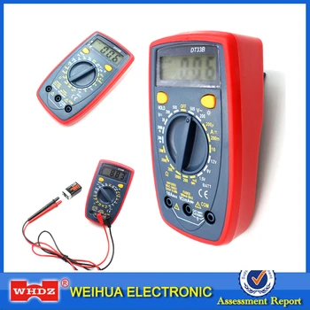 WHDZ DT33B Digital Multimeter Backlight Buzzer Protection AC DC Ammeter Voltmeter Ohm Portable Meter Data Hold Battery Test
WHDZ DT33B Digital Multimeter Backlight Buzzer Protection AC DC Ammeter Voltmeter Ohm Portable Meter Data Hold Battery Test