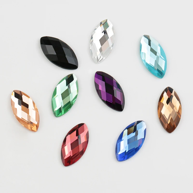 QIAO Horse Eye 6*12mm/7*15mm/9*18mm Non Hot Fix Rhinestones Crystal Glass Stone Garment Flatback Rhinestone
QIAO Horse Eye 6*12mm/7*15mm/9*18mm Non Hot Fix Rhinestones Crystal Glass Stone Garment Flatback Rhinestone