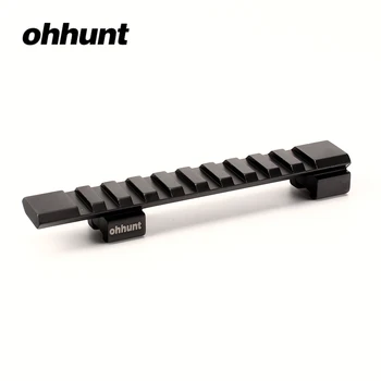 

ohhunt Aluminum 11mm Dovetail to 20mm Picatinny Weaver Rail Mount Adapter 10 Slots 125mm Length For Hunting Air Gun Rifle Scope