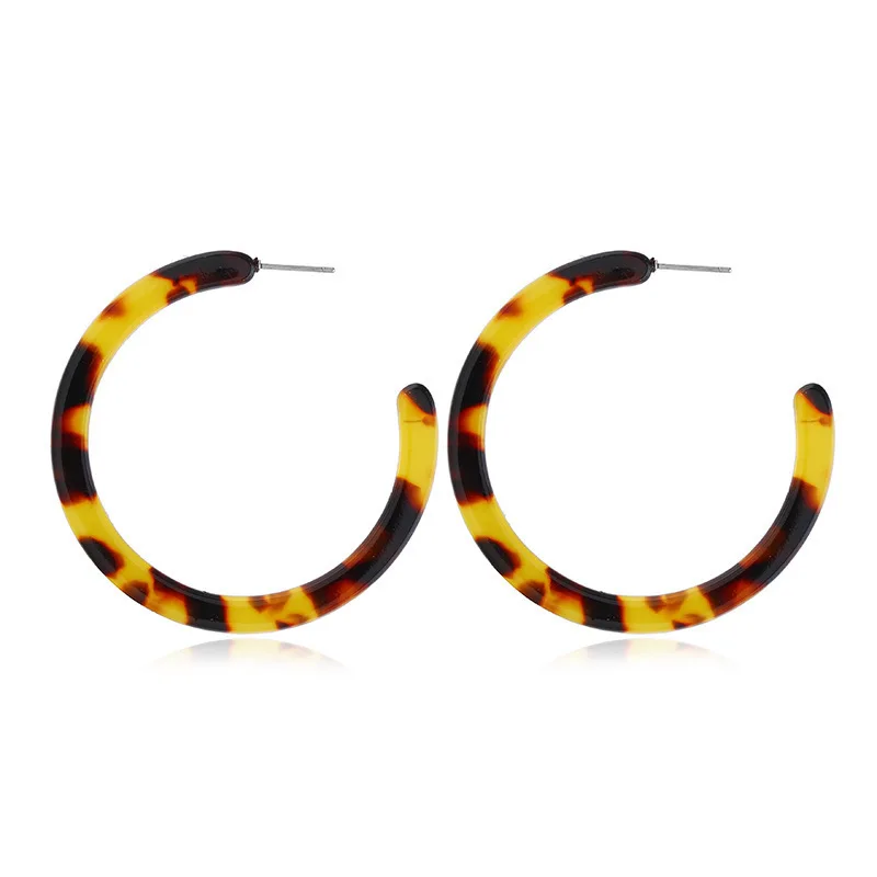 Dayoff European Acetic Acid Hoop Earrings Women Jewelry Big Round Eardrop Plastic Vintage Open Leopard Hoop Earring E373
Dayoff European Acetic Acid Hoop Earrings Women Jewelry Big Round Eardrop Plastic Vintage Open Leopard Hoop Earring E373