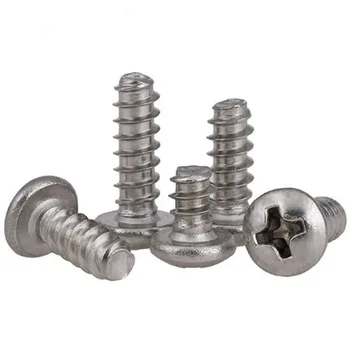 40pcs M3.5 304 stainless steel Round head flat tail self-tapping screws Pan head Phillips screw 8mm-20mm Length
40pcs M3.5 304 stainless steel Round head flat tail self-tapping screws Pan head Phillips screw 8mm-20mm Length