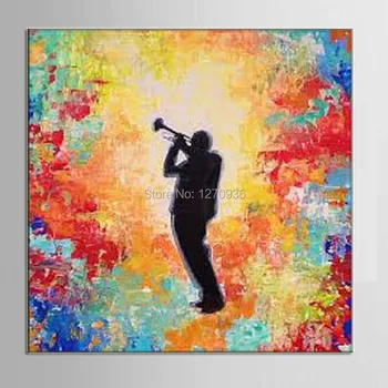 Handmade Abstract Under the Bright Color of the Sky and Rainfall Musicians are Playing Music Hand-painted Oil painting on Canvas
Handmade Abstract Under the Bright Color of the Sky and Rainfall Musicians are Playing Music Hand-painted Oil painting on Canvas