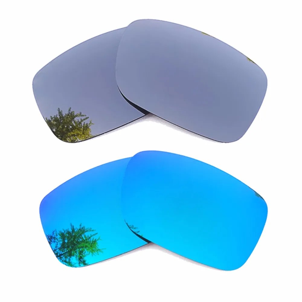 Silver Mirrored & Ice Blue Mirrored Polarized Replacement Lenses for Crankshaft Frame 100% UVA & UVB
Silver Mirrored & Ice Blue Mirrored Polarized Replacement Lenses for Crankshaft Frame 100% UVA & UVB