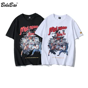 BOLUBAO Fashion New Men T-shirt Print Cotton Male T Shirts Cartoon Hip Hop Men's Street Clothing Tee Top 
BOLUBAO Fashion New Men T-shirt Print Cotton Male T Shirts Cartoon Hip Hop Men's Street Clothing Tee Top
