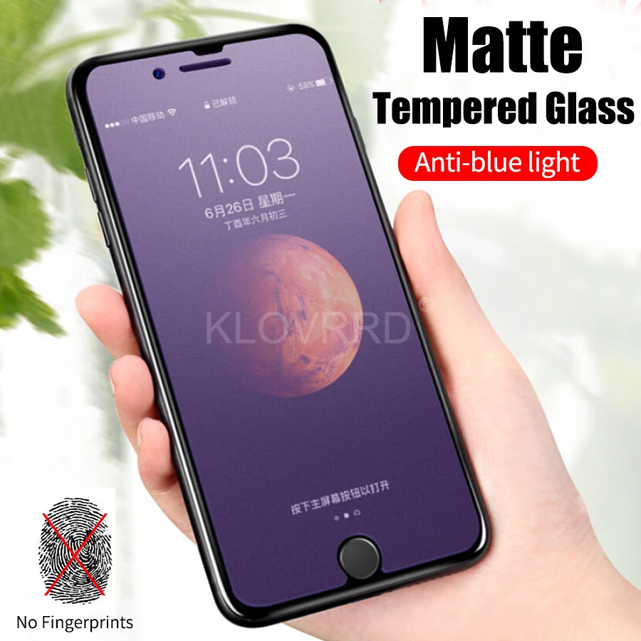 9H Anti-blue UV Matte Screen Protector Film for iPhone X XR XS Max Tempered Glass for iPhone 6 6s 7 8 Plus Frosted Anti-Glare
9H Anti-blue UV Matte Screen Protector Film for iPhone X XR XS Max Tempered Glass for iPhone 6 6s 7 8 Plus Frosted Anti-Glare