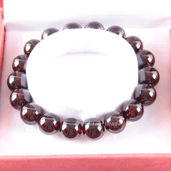 Fine Jewelry For Women Men Cord Stretch Bangle Red Round Beads 11MM AA 100% Natural Garnet Bracelet 7" with Box 1Pcs J035
Fine Jewelry For Women Men Cord Stretch Bangle Red Round Beads 11MM AA 100% Natural Garnet Bracelet 7" with Box 1Pcs J035