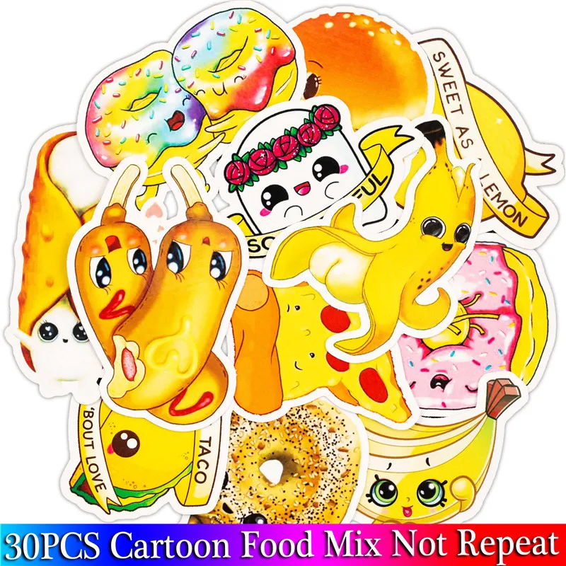 30PCS Pack 2018 New Cute Cartoon Banana Food Stickers Set Toy Sticker For Luggage Skateboard Motorcycle Laptop Sticker
30PCS Pack 2018 New Cute Cartoon Banana Food Stickers Set Toy Sticker For Luggage Skateboard Motorcycle Laptop Sticker