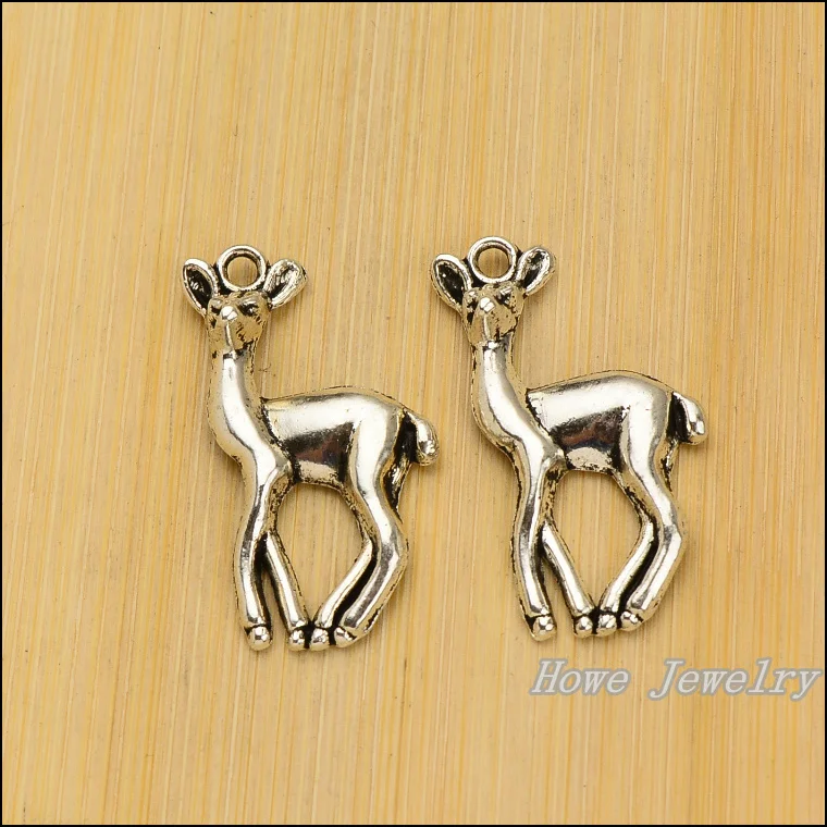 60PC new fashion deer connector pendant Tibetan silver fits for European Charm Bracelet Collier DIY jewelry
60PC new fashion deer connector pendant Tibetan silver fits for European Charm Bracelet Collier DIY jewelry