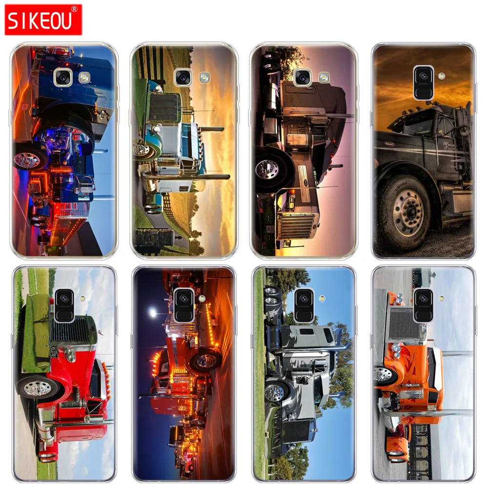 Silicone phone case cover for Samsung Galaxy A8 2018 A3 A310 A5 A510 A7 2016 2017 Peterbilt Trucks
Silicone phone case cover for Samsung Galaxy A8 2018 A3 A310 A5 A510 A7 2016 2017 Peterbilt Trucks