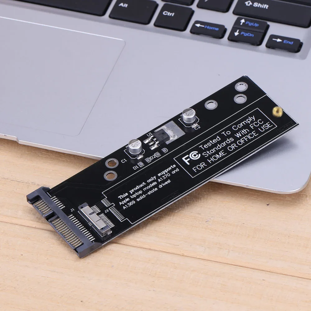 Плата для конвертера с 6 12pin SSD на SATA Apple 2010 2011 MacBook Air A1370 A1369 2 5 &quotSATA 22pin|ssd to sata|sata