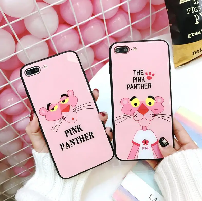 luxury tpu+Tempered pink panther Phone Case for iphone X 7 6 6S 8 plus cases Fall-proof tide female
luxury tpu+Tempered pink panther Phone Case for iphone X 7 6 6S 8 plus cases Fall-proof tide female
