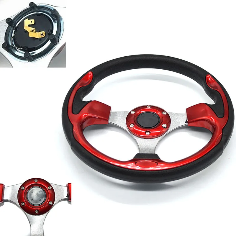 Universal Mini Drifting Steering Wheel 320mm(13inches) MOMO Racing Car PVC Modification Aluminum Frame Light Weight
Universal Mini Drifting Steering Wheel 320mm(13inches) MOMO Racing Car PVC Modification Aluminum Frame Light Weight