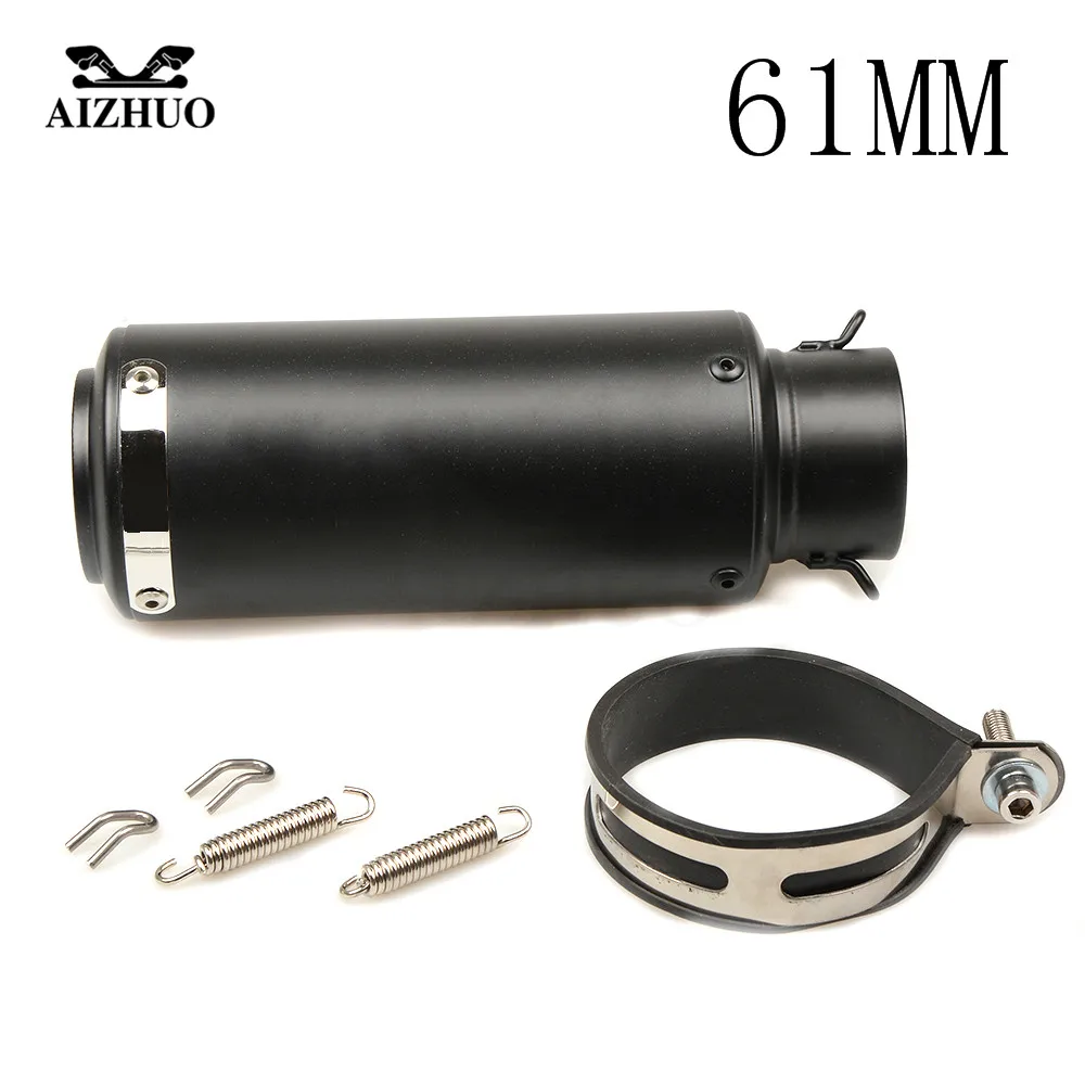36-51mm 61mm Motorcycle Universal Exhaust Muffler Pipe with Baffler Stainless Steel For BMW f800gs s1000rr s1000r fz1 versys 650
36-51mm 61mm Motorcycle Universal Exhaust Muffler Pipe with Baffler Stainless Steel For BMW f800gs s1000rr s1000r fz1 versys 650