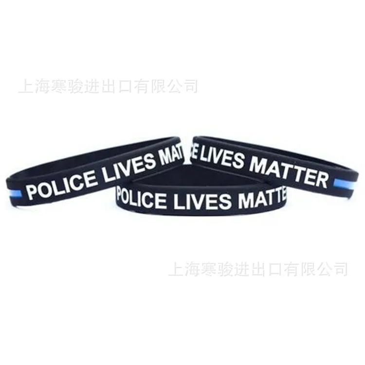 POLICE Lives Matter Thin Blue Line Silicone Sports Bracelets & Bangles Women Fluorescent Rubber Fitness Wristband Bracelet
POLICE Lives Matter Thin Blue Line Silicone Sports Bracelets & Bangles Women Fluorescent Rubber Fitness Wristband Bracelet