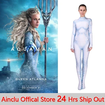 Aquaman Atlanna Cosplay Costumes 3D Printed Spandex Mother of Aquaman Bodysuit Justice League Superhero Zentai Jumpsuit
Aquaman Atlanna Cosplay Costumes 3D Printed Spandex Mother of Aquaman Bodysuit Justice League Superhero Zentai Jumpsuit